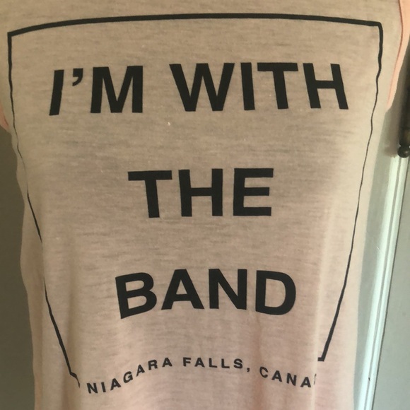Ladies - Niagara Falls Hard Rock “I’m with the band” tank - size size small - Picture 3 of 6
